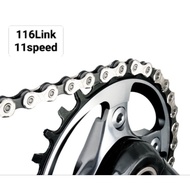 KMC 11s 116link Black-Silver Chain MTB, roadbike 11 speed 116link