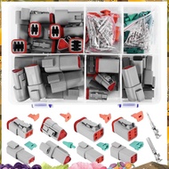 140Pcs Deutsch DT Series Waterproof Wire Connector Kit DT06-2/3/4/6S DT04-2/3/4/6P Automotive Sealed