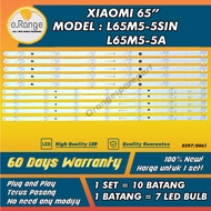 L65M5-5SIN / L65M5-5A XIAOMI 65" LED TV BACKLIGHT(LAMPU TV XIAOMI 65 INCH LED TV BACKLIGHT L65M555IN