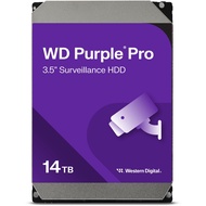14TB WD Purple Pro Surveillance Internal Hard Drive HDD - SATA 6 Gb/s, 512 MB Cache, 3.5" - WD141PUR