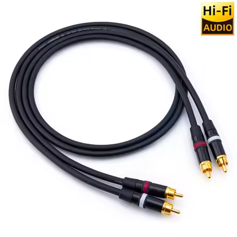 ■ Japan Mogami 2549 RCA to RCA Audio Cable OFC Gold Plated REAN Plug HIFI Signal Line for Amplifier 