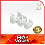 Combo of 10 C-Clamps to Support PVC Electrical Conduit - Phi 16/20/25/32mm White