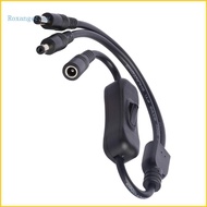 ROX DC5521 Power Splitter Cable for Two Devices with Inline On  Switching Cable
