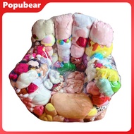 Stuffed Animal Storage Bean Bag Chair Cover Waterproof Clear PVC Extra Large Kids Plush Toy Storage