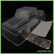 [IniyexaMY] RC Car Shell Body RC Car Body Shell Frame with Stickers RC Clear Body for D90