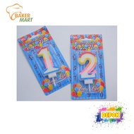 LILIN Glitter Number Candles