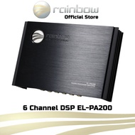 Rainbow Audio 6Ch Car DSP Amplifier Digital Signal Processor With 4Ch Amplifier 6Ch output EL-PA200