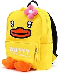 B.Duck Kids Backpack,3D Cartoon Book Bag Kids Large Capacity Backpack