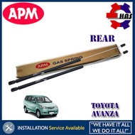 Toyota Avanza APM Gas Spring Rear Bonnet Damper Absorber Belakang (LH - RH / pair)