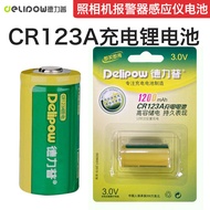 Speedy Shipment Delip CR123a Battery 1200mAh 3v Rechargeable Camera Polaroid 16340 Rechargeable Lith
