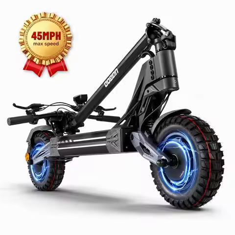 Dual 4000W Motor Electric Scooter for Adults 45MPH Fast E-Scooter 60V 27Ah 11" Off-Road Vacuum Tires