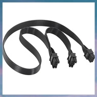 (XCTS) PSU VGA 8pin Male to Dual PCIe 8 (6+2) Pin Male PCIE GPU Power Cable for G1 G2 G3 G+ G5 G6 GT