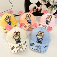 Children's Zootopia Nick and Judy Hats For Boys And Girls Baseball Caps With 3D Cartoon Patterns Sui