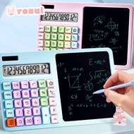 ROXUL  Calculator, With LCD Writing Board 12-Digit Scientific Calculator,  Dual Power Supply Large L