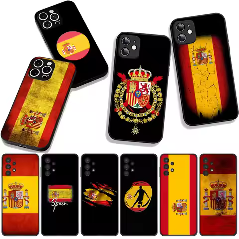 Spain Flag Yellow Red Phone Cover Case for Huawei P30 P20 P10 Mate 10 20 Pro Lite Y9A Y8S P Smart Y7