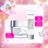 WARDAH Crystal Secret Refreshing DAY Gel 30g and 15 ML - Brightening Facial Moisturizer with Light G