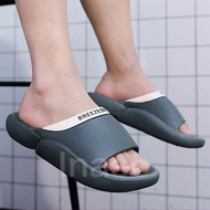 Inaso Sendal Slop Slide Pria Casual Sandal Cowok Dewasa Karet Jelly Slipper Empuk Anti Slip Keren Tr