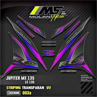 UNGU Decal Sticker Striping Variation Transparent Uv Jupiter Mx 135 New 2011-2016 NJMX Yamaha Lc 135