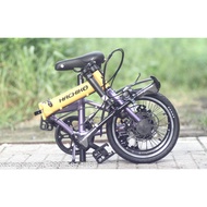 Xe đạp gấp nhật bản hachiko ha06 16 inch 7 tốc