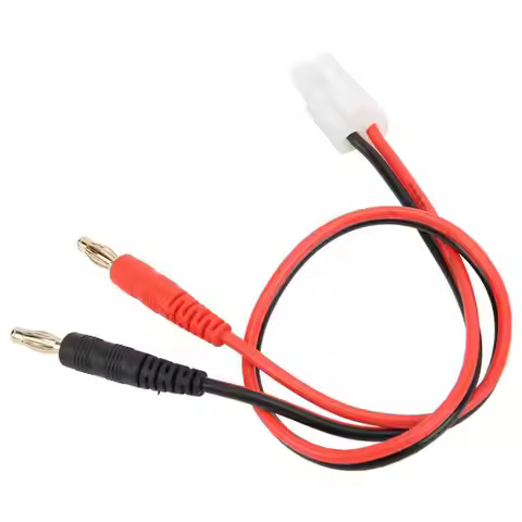 B6/B6AC Balanced Charging Cable 31.6cm RC Connector Cable 16AWG for Tamiya Male Plug to 4.0mm Banana