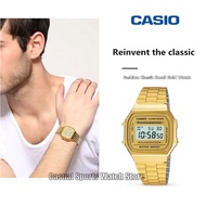 Casio Watch For Men Digital Gold Stainless Casio Watch For Women Digital Gold Casio Ladies Watch COD