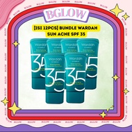 [6PCS CONTENTS] WARDAH UV Shield Acne Calming Sunscreen Serum SPF 35 PA+++ 35ml Facial Sunscreen Rel