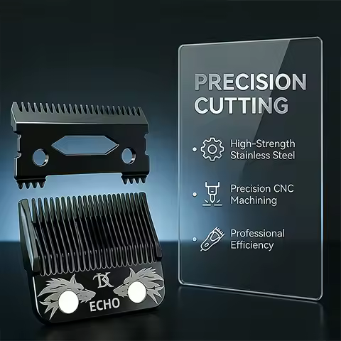 ECHO Ultra Thin Blade Trimmer Replacement DLC Professional Hair Clipper Accessories Compatible with 