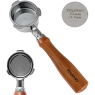 51mm Bottomless Portafilter for CM5418, 3 Ears Espresso Portafilter Compatible for CASABREWS CM5418,