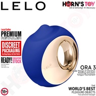 (SG) LELO - ORA 3 Midnight Blue Oral Sex Simulator Massager Horn's Toy For Women
