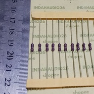 UNGU PURPLE 1M 1/4W 1% copper feet resistor 1 MEGA ohm 1/4 watt 1000 kilo ohm 1/4 w 1/4watt 1 percen