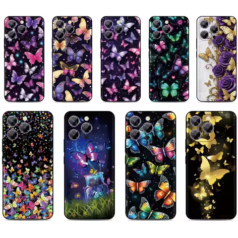 Butterfly Girl Cover For Sharp Aquos R10 R9 R8 R8s Pro R2 R3 Air Zero6 Wish 5 4 Sense 10 9 8 6 6s 3 