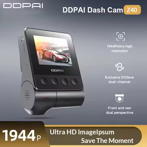 DDPAI Z40 Dash Cam Dual Car Camera Recorder Sony IMX335 1944P HD Video GPS Tracking 360 Rotation Wif
