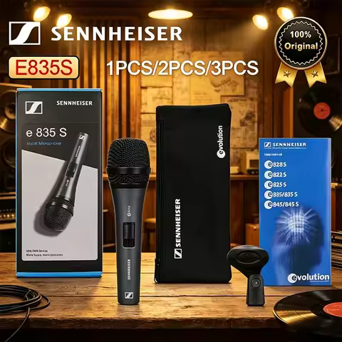 Sennheiser E835S Professional Wired Dynamic Microphone Heart-Shaped Vocal Handheld Stage Microphone 