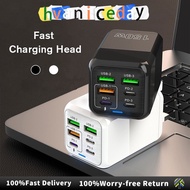 150W Multi Port Flash Charger 2 Type C 4 USB Smart Home Office Travel Charger Pengecas Denyar 150W B