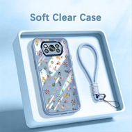 YBD Phone Case For Xiaomi POCO X3 Pro POCO X3 NFC POCO M4 POCO M5 4G 5G Full Screen Vibrant INS Flow