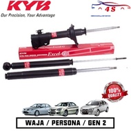 📌 KAYABA 📌 KYB Proton Waja, Gen 2, Persona KYB Absorber Front And Rear 4 Pcs Gas Type