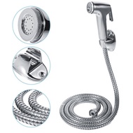 Toilet Shattaf Adapter Spray Handheld Bidet Shower Head Wall Bracket Hose Kit