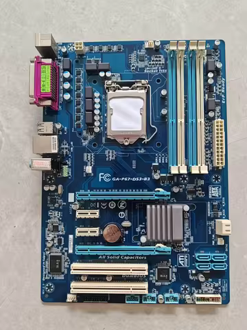For Gigabyte P67-DS3-B3 Desktop Motherboard P67 DS3 B3 Mainboard 100% Tested OK