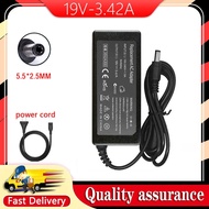 New 19V 3.42A 65W 5.5mm *2.5mm AC Adapter For Asus X555L F455L Laptop Charger