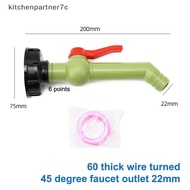 kitchenpartner7c IBC Tank Adapter S60*6 to 1/2" 3/4" 1" Water Tank Connectors KNE
