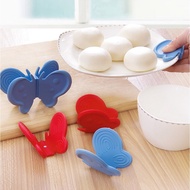 【Local Ready Stock】Magnetic Silicone Kitchen Dishes Oven Heat Insulated Finger Gloves Butterfly Disk Clamp