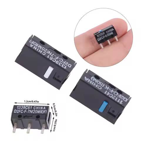 2PC Mouse Micro Switch D2FC-F-7N 10M 20M OF Mouse Button Switch D2FC-F-K(50M) D2FC FL-NH D2FS-F-N D2