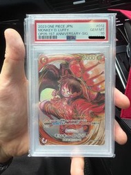 2023 海賊王 JPN OP05 魯夫 簽名卡 PSA 10