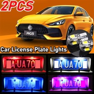 2PCS LED T10 White Light Dimmer Bulb Car License Plate Light For MG MG3 MG6 GT MG5 GS ZS