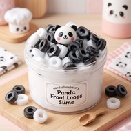Panda froot loops slime (scented blackcurrant) cereal slime crunchy slime slime murah slime malaysia