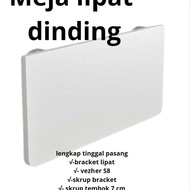 meja lipat dinding lapis hpl/meja dinding lipat/meja laptop