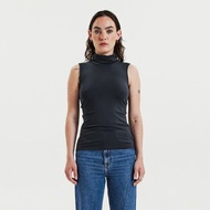 Bread & Boxers 女用無袖高領上衣 - 煙燻灰