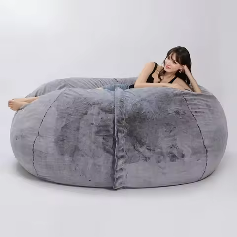 Bean Bag Sofas Lazy Sofa Bean Bag Chairs Giant Bean Bag Chair Fabric Deckchair Jacket