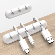 White Cable Clips, Cord Organizer Cable Management, Cable Organizers USB Cable Holder Wire Organizer