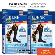 Ebene Bio-Ray Compression Socks 2 Pairs For Men (Black)